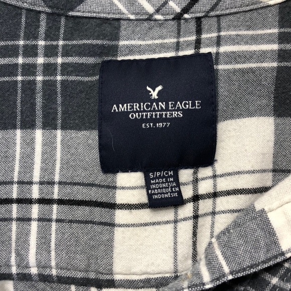 Flannel button up blouse - Picture 4 of 4